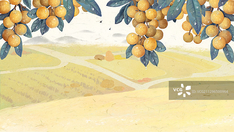 白露节气插画图片素材