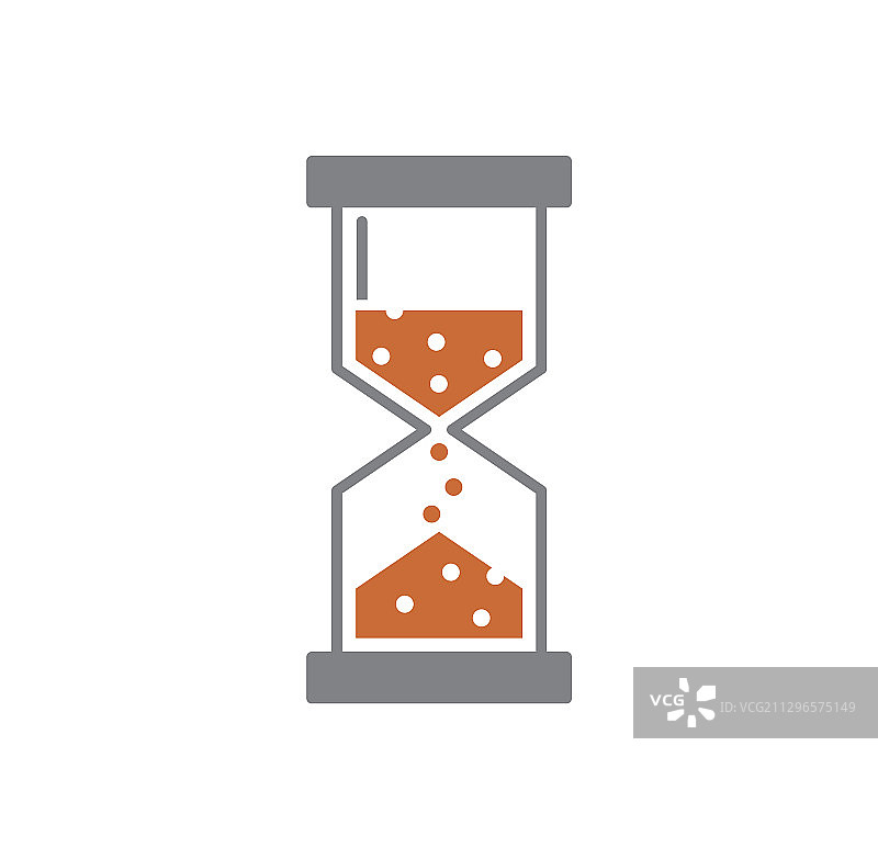 沙漏相关图标背景设计图片素材