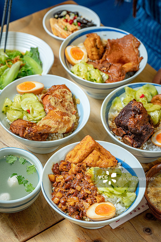 台湾卤肉饭图片素材