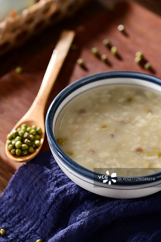绿豆与绿豆粥图片素材