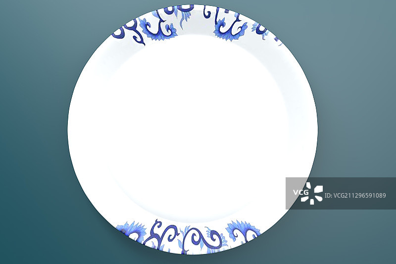 3d渲染的空盘子,c4d软件制图图片素材