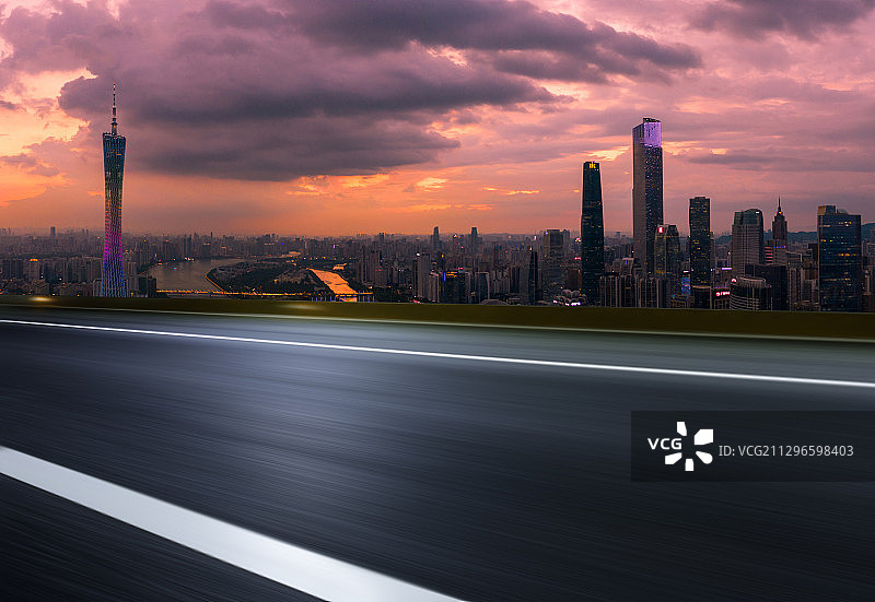 广州城市道路图片素材