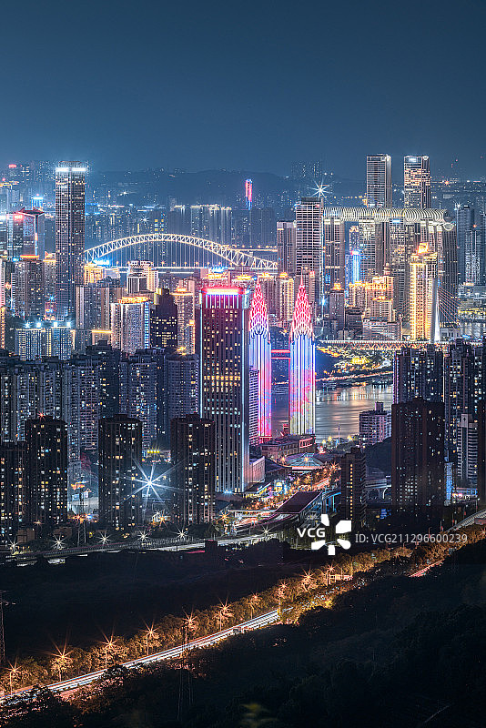 重庆市夜景图片素材