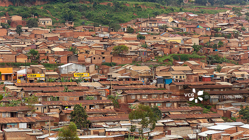 高角度拍摄的建筑物图片素材