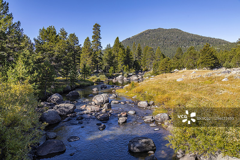 美国南太浩湖山谷景观图片素材