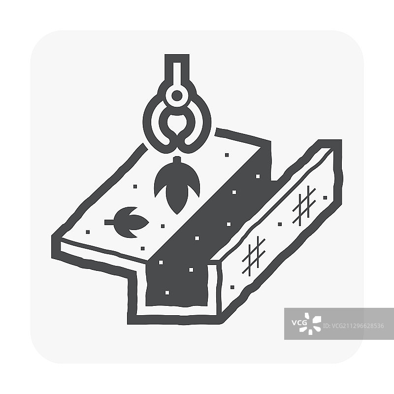 排水沟清洁图标图片素材