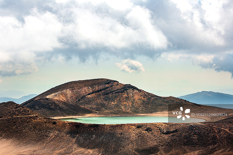 新西兰图朗吉的漂浮湖图片素材