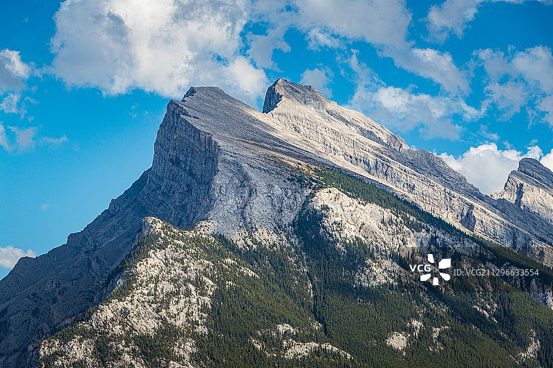 加拿大艾伯塔班夫国家公园朗德尔山图片素材