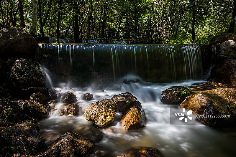 北京延庆玉渡山山泉图片素材