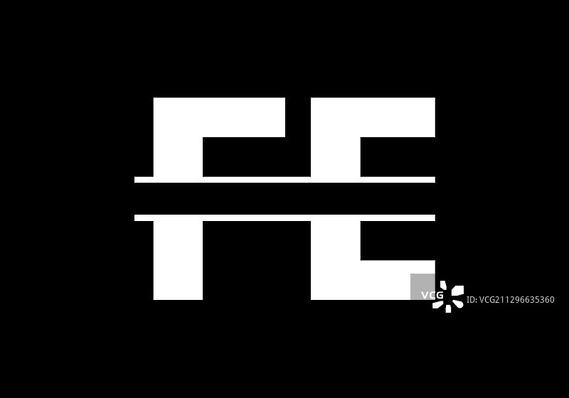 FE字母组合标志设计模板图片素材