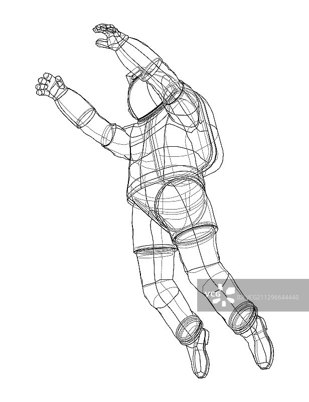 宇航员概念渲染3d图片素材