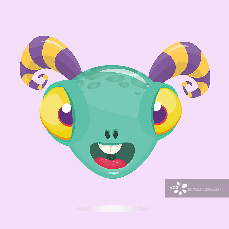 搞笑卡通怪物角色设计图片素材