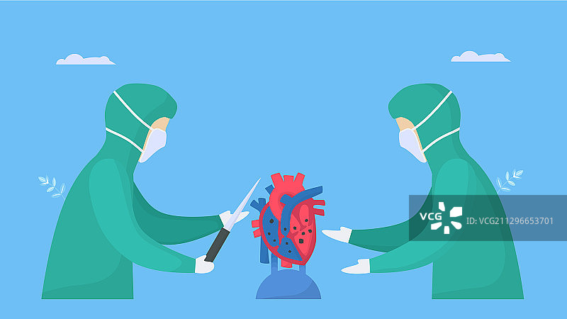 心脏病治疗图片素材