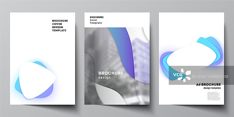 布局a4格式现代封面模型图片素材