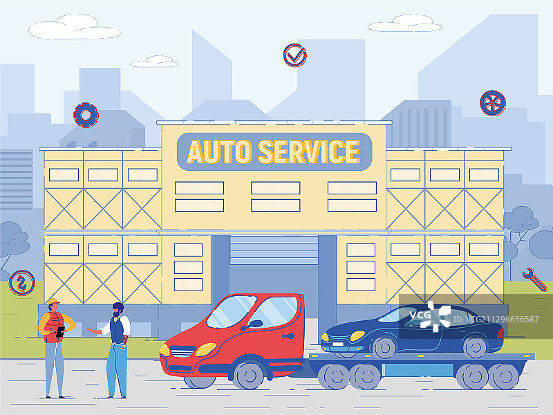 汽车救援服务图片素材