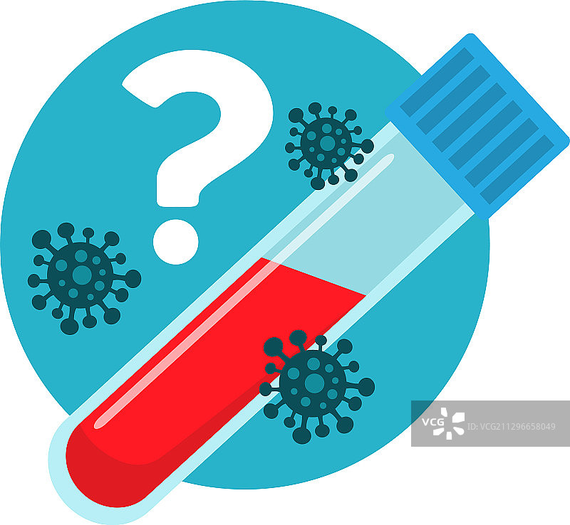 病毒和感染血液检测图片素材