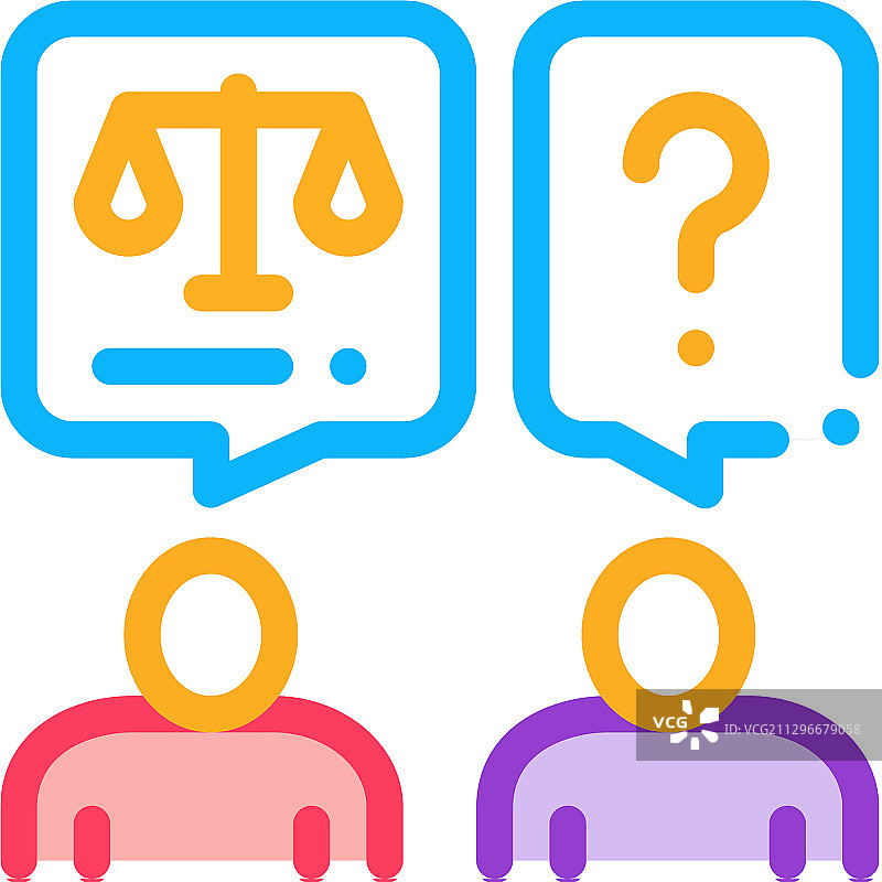 法院收费图标轮廓图片素材