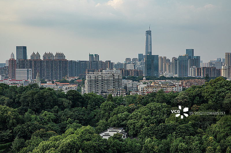 武汉武昌古今对比图片素材