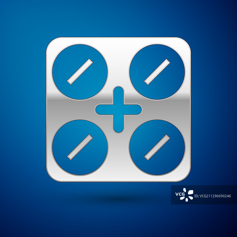 含有大麻的银色药丸图片素材