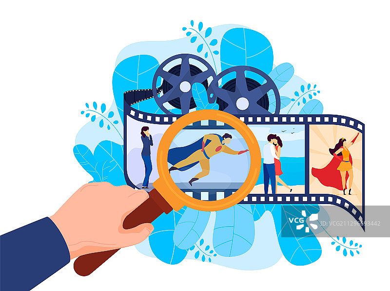 各种电影：超级英雄、浪漫爱情、动作片图片素材