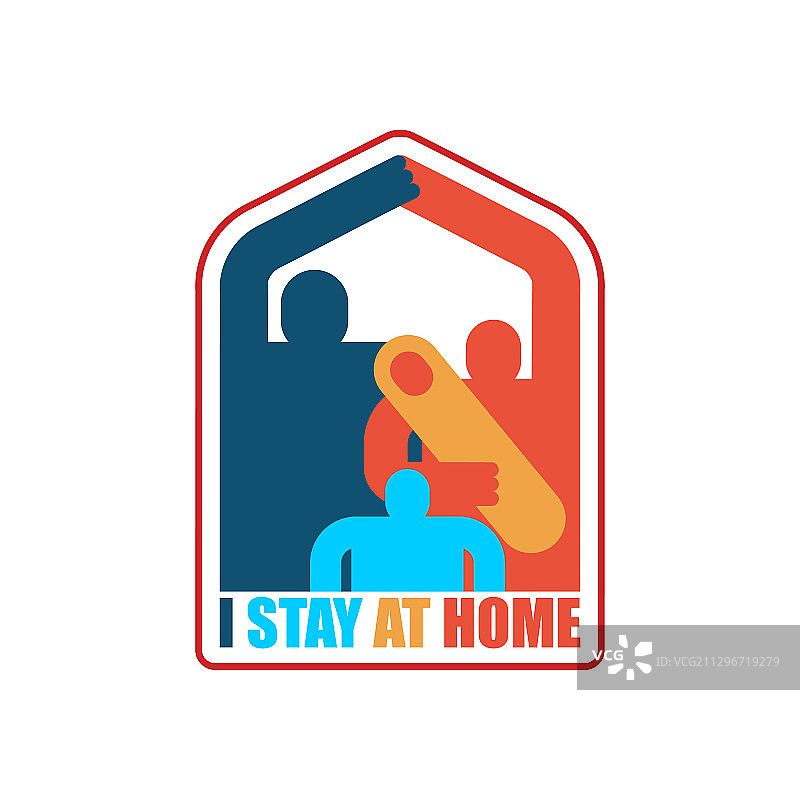 居家隔离的家庭生活图片素材