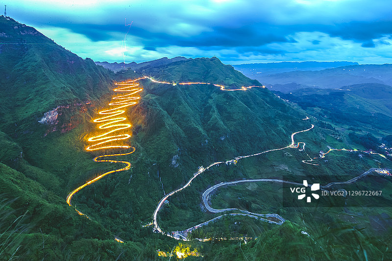 贵州晴隆24道拐图片素材