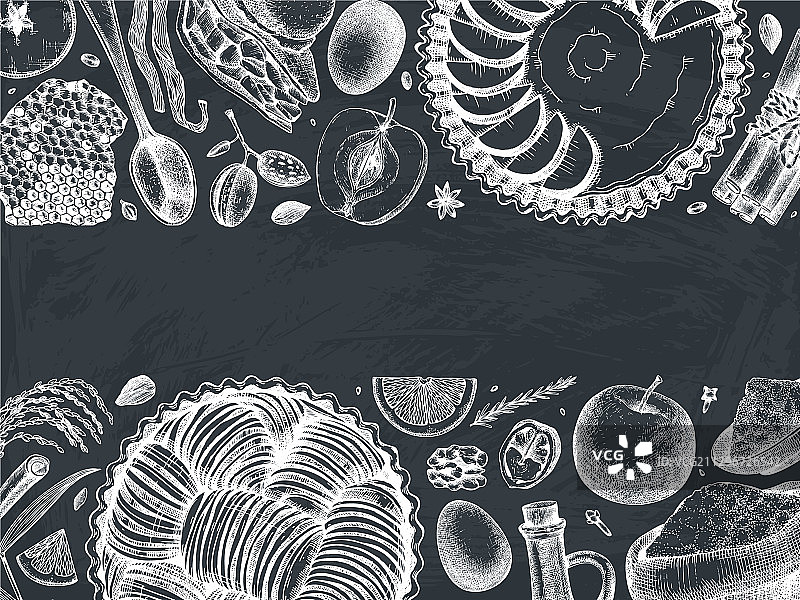 美国苹果派烹饪过程banner图片素材