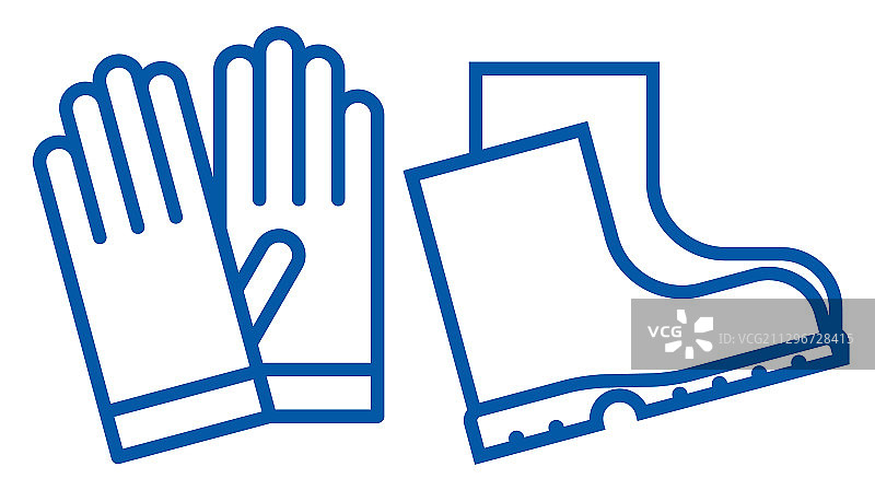 手套和靴子图标图片素材