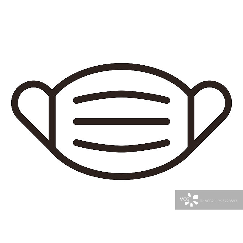 医用防护口罩图标图片素材