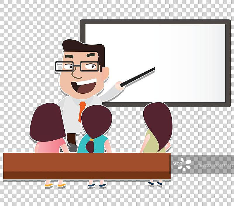 手绘孕妇妈妈学习课堂插画图片素材