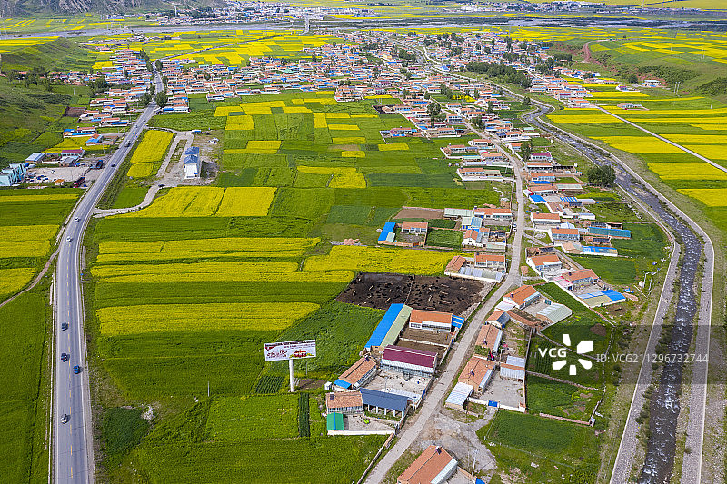 青海省海北藏族自治州门源回族自治县青石嘴图片素材