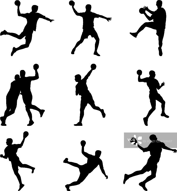 手球运动员图片素材