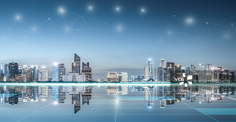 大数据科技智慧城市图片素材