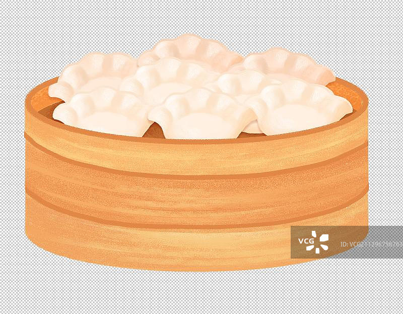 一笼饺子图片素材