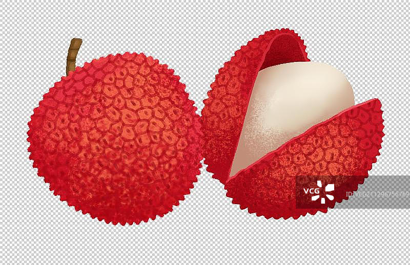 成熟的荔枝图片素材