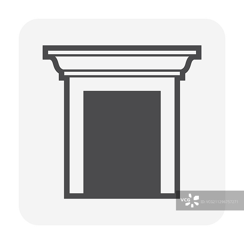 檐口线脚图标图片素材