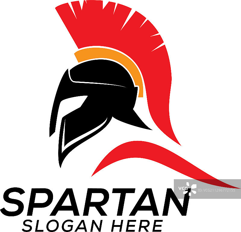 斯巴达头像Logo设计模板图片素材