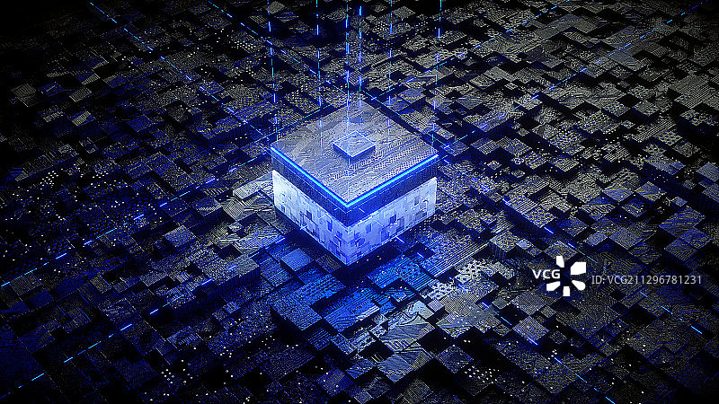 C4D芯片图片素材