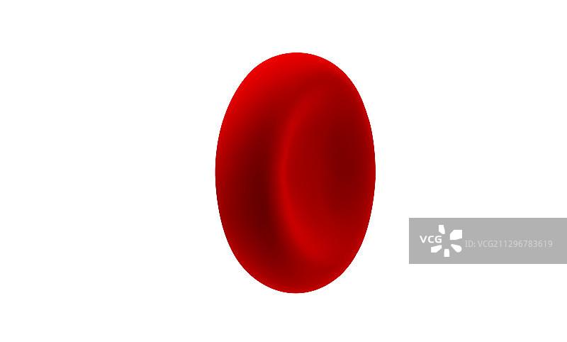 白色背景下的红细胞图片素材