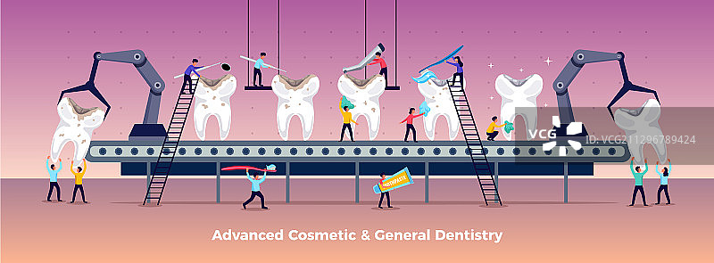 牙科问题组合图片素材