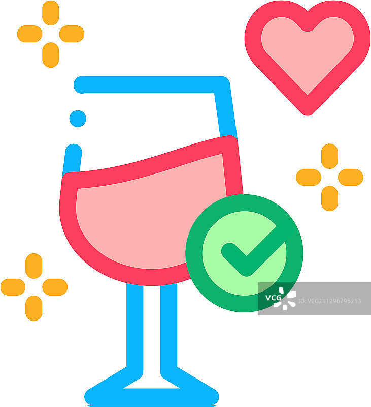 优质葡萄酒代言图标轮廓图片素材