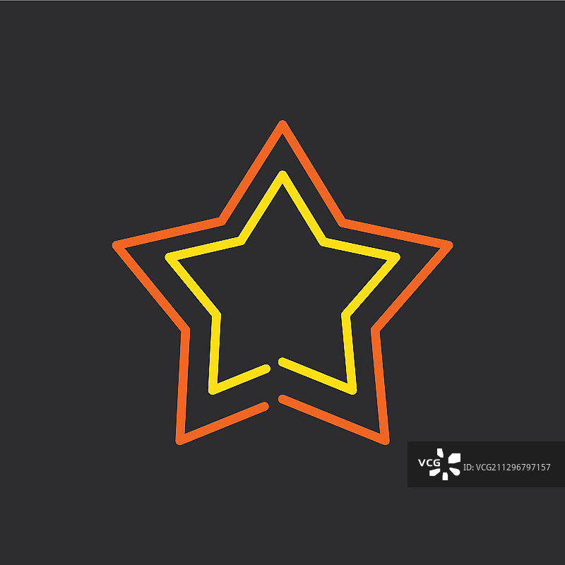 霓虹线条绘画设计图片素材