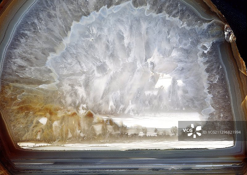 晶洞内部图片素材