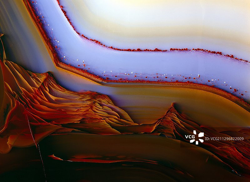 玛瑙中的带状纹理图片素材