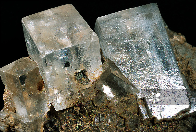 岩盐晶体图片素材