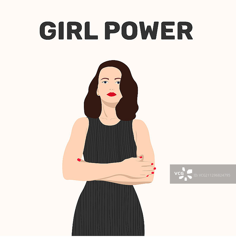 女性力量象征图片素材