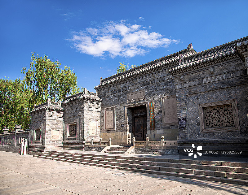 山西省晋中市榆次老城凤鸣书院门庭图片素材