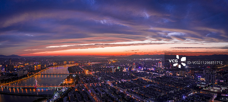 锦州最美晚霞图片素材