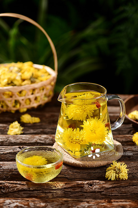 菊花茶图片素材