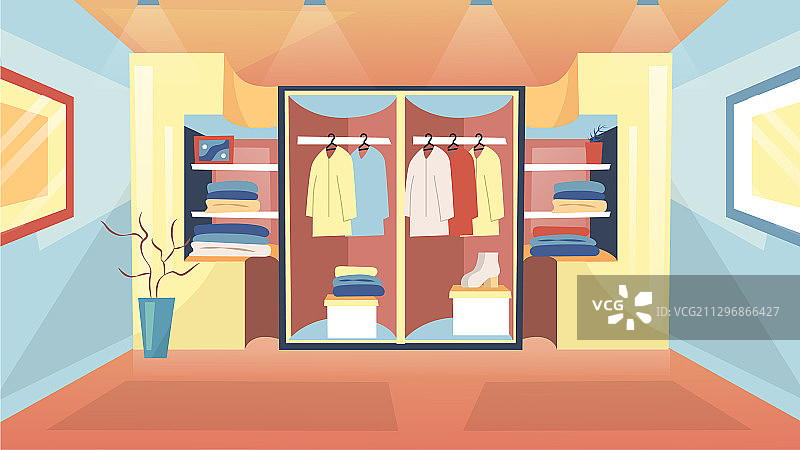 时尚衣柜家居现代衣柜概念图片素材